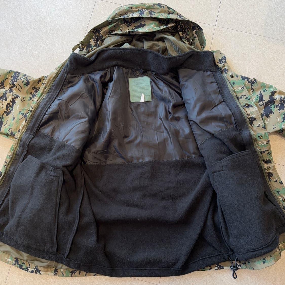 USMC MARPAT 방수 자켓 s-r 상품이미지5