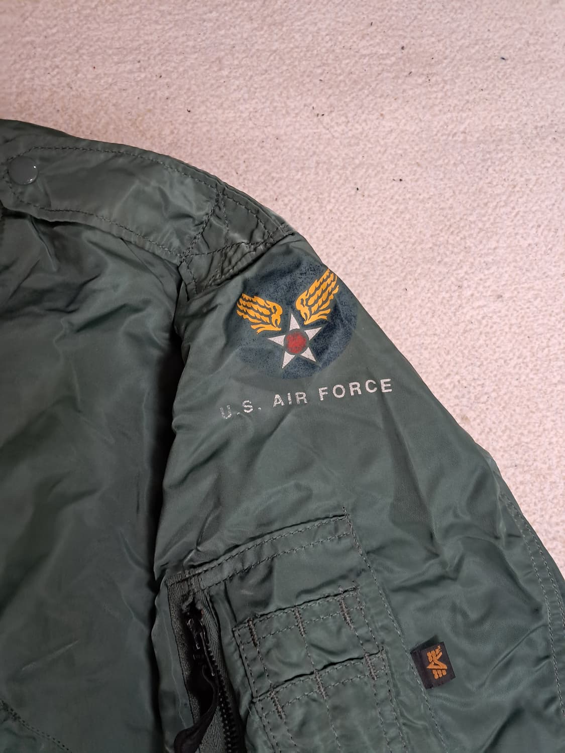오리지날 알파사 L-2B미공군 자켓 상품이미지2