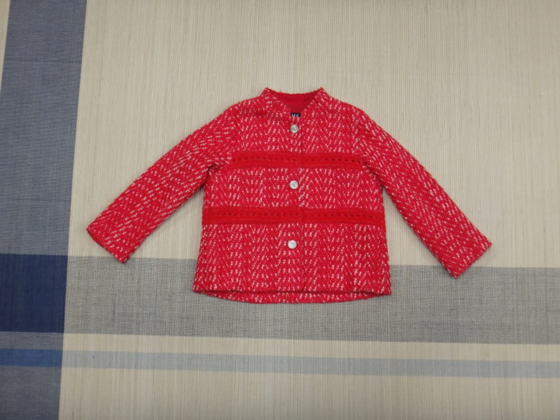 (82-94-160) 타임 TIME 울 실크 혼방 트위드 자켓 상품이미지1