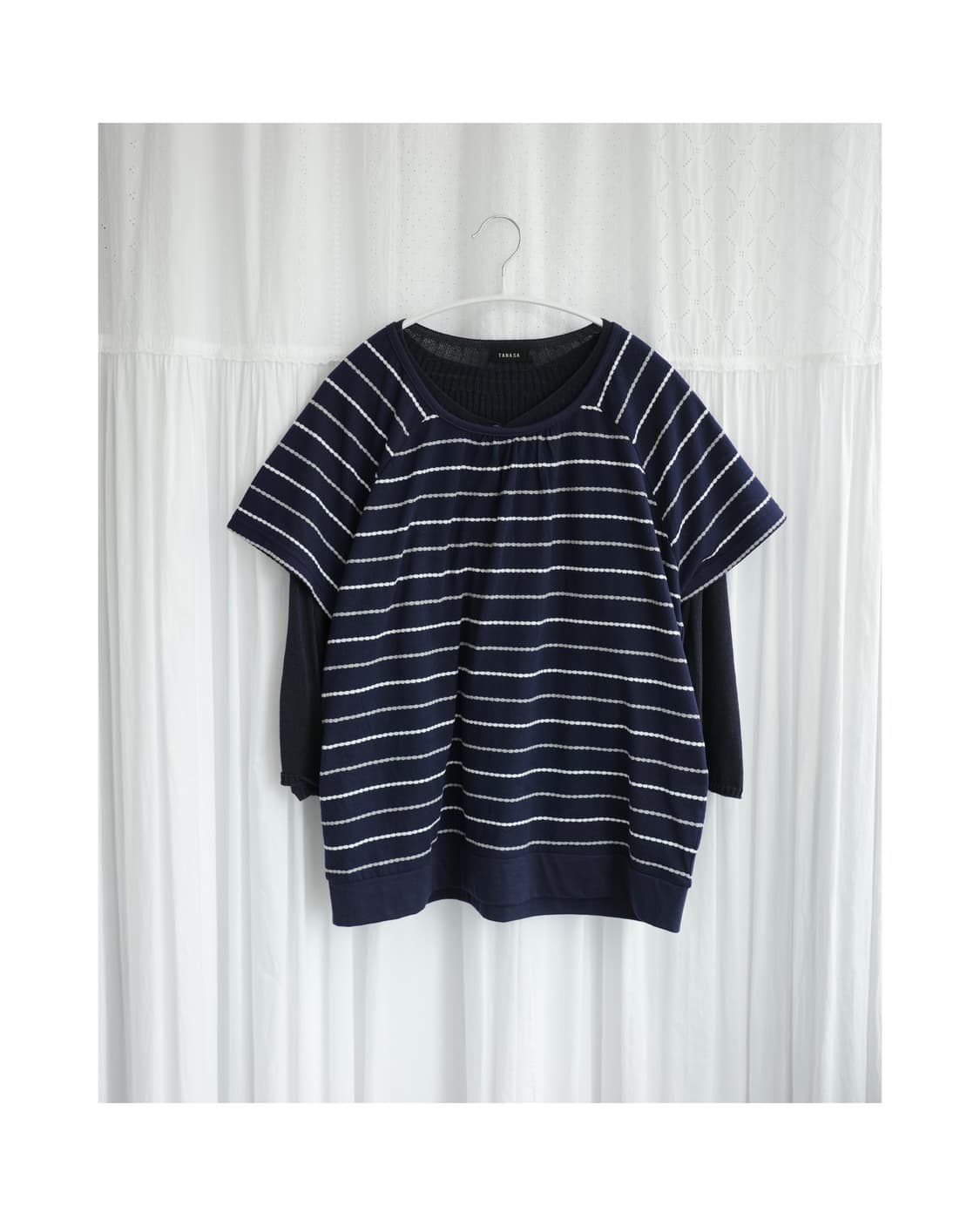 Datum line stripe round tee 상품이미지2