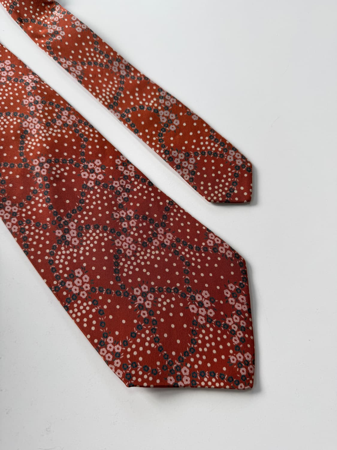 빈티지 실크 넥타이 10cm 상품이미지4