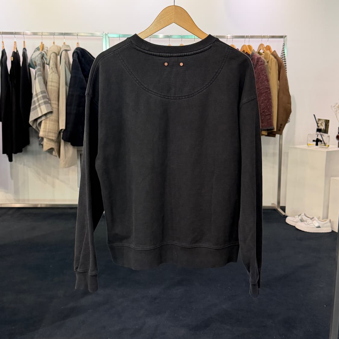 [L] 앤더슨벨 하트로고 자수 맨투맨 상품이미지2