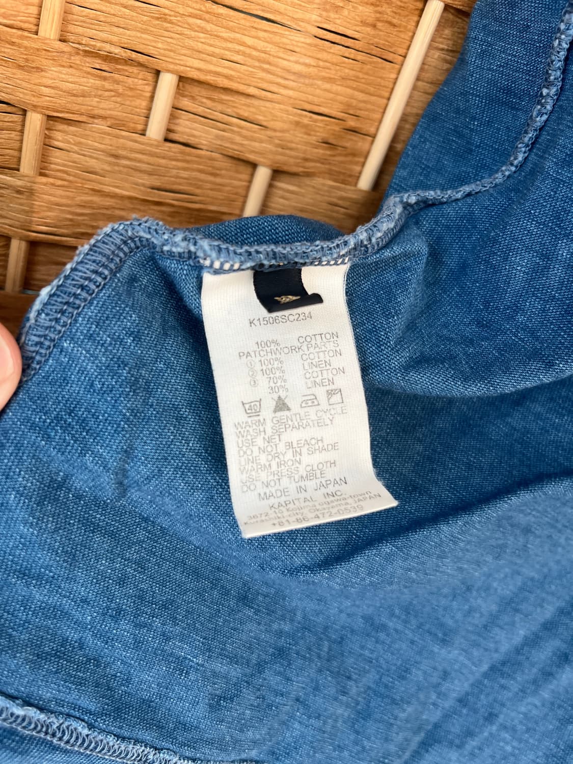 캐피탈 패치워크 롱슬리브 상품이미지5