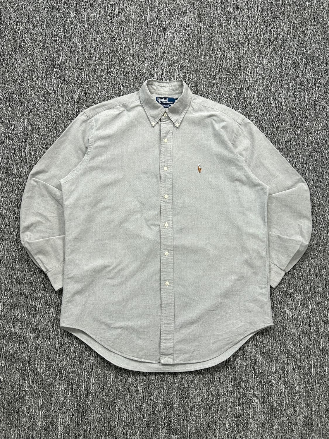 폴로 랄프로렌 그레이 옥스포드 셔츠 XL   상품이미지3