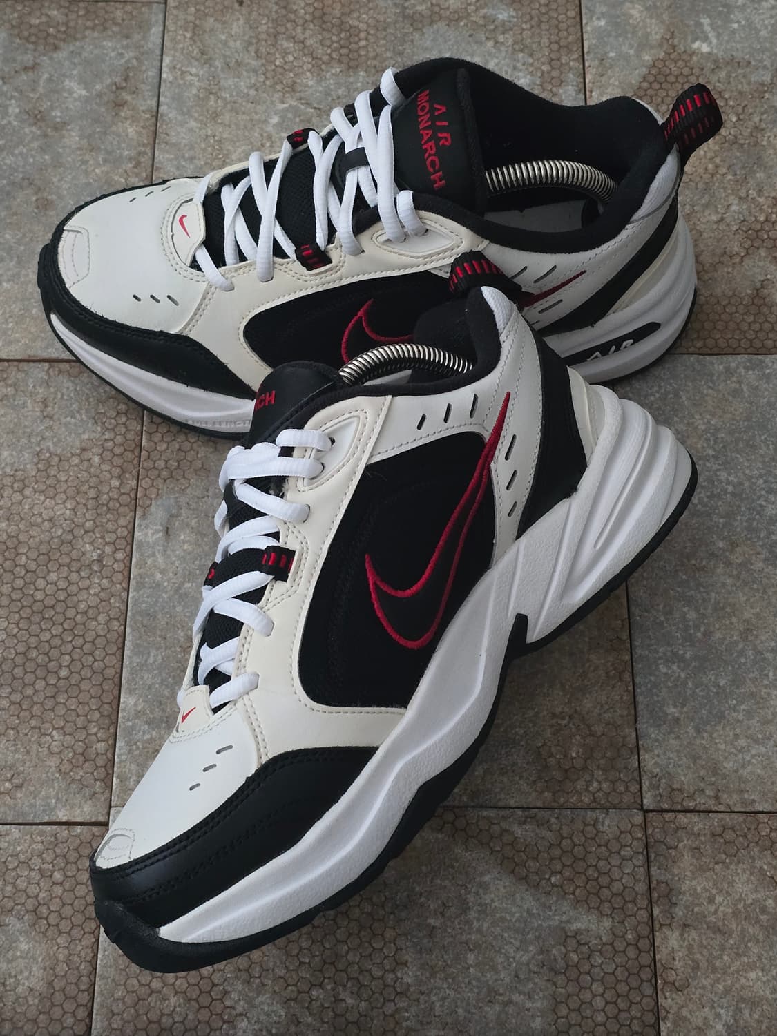 (240)나이키 에어 모나크 4 화이트 레드 상품이미지5