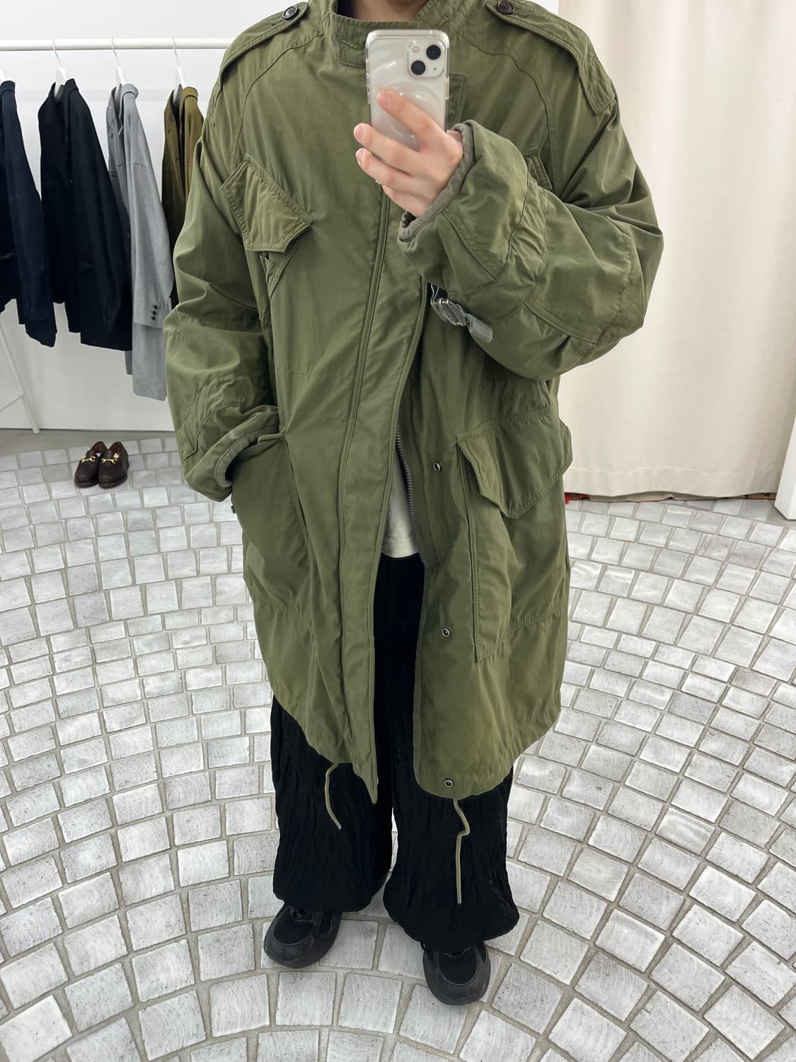 [3] Visvim bega combat coat olive 상품이미지1