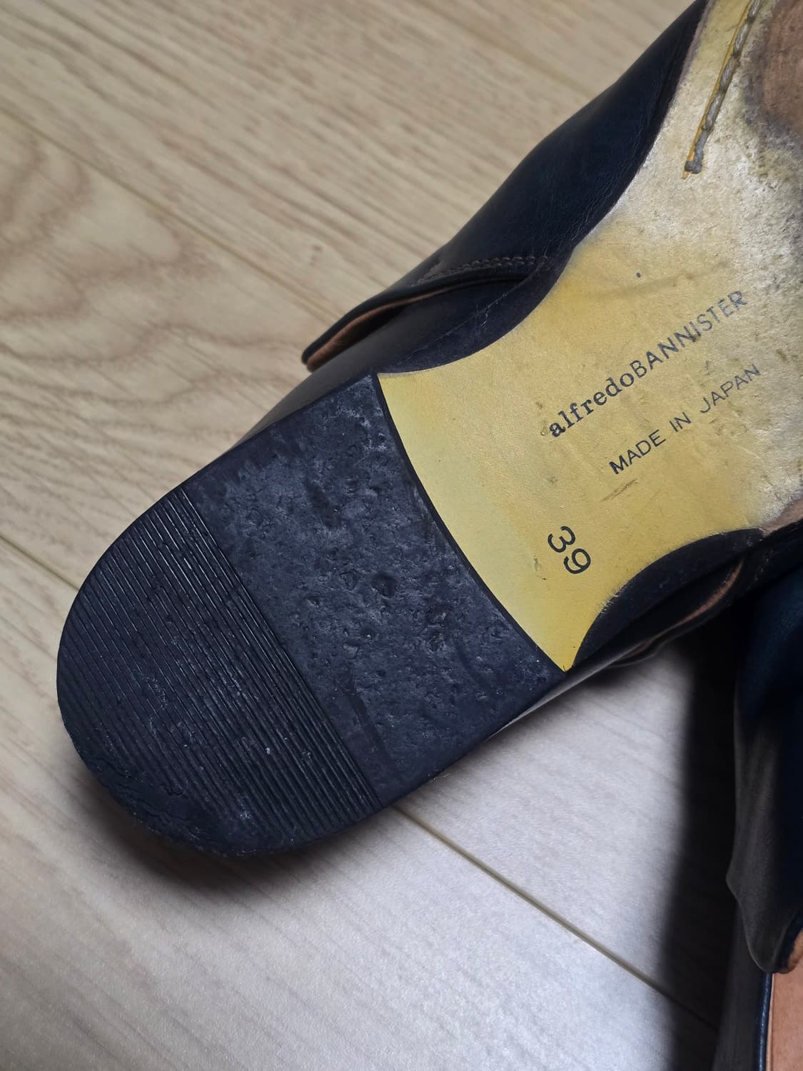 앨프레도 바니스터 레더 슬립온 39 상품이미지10