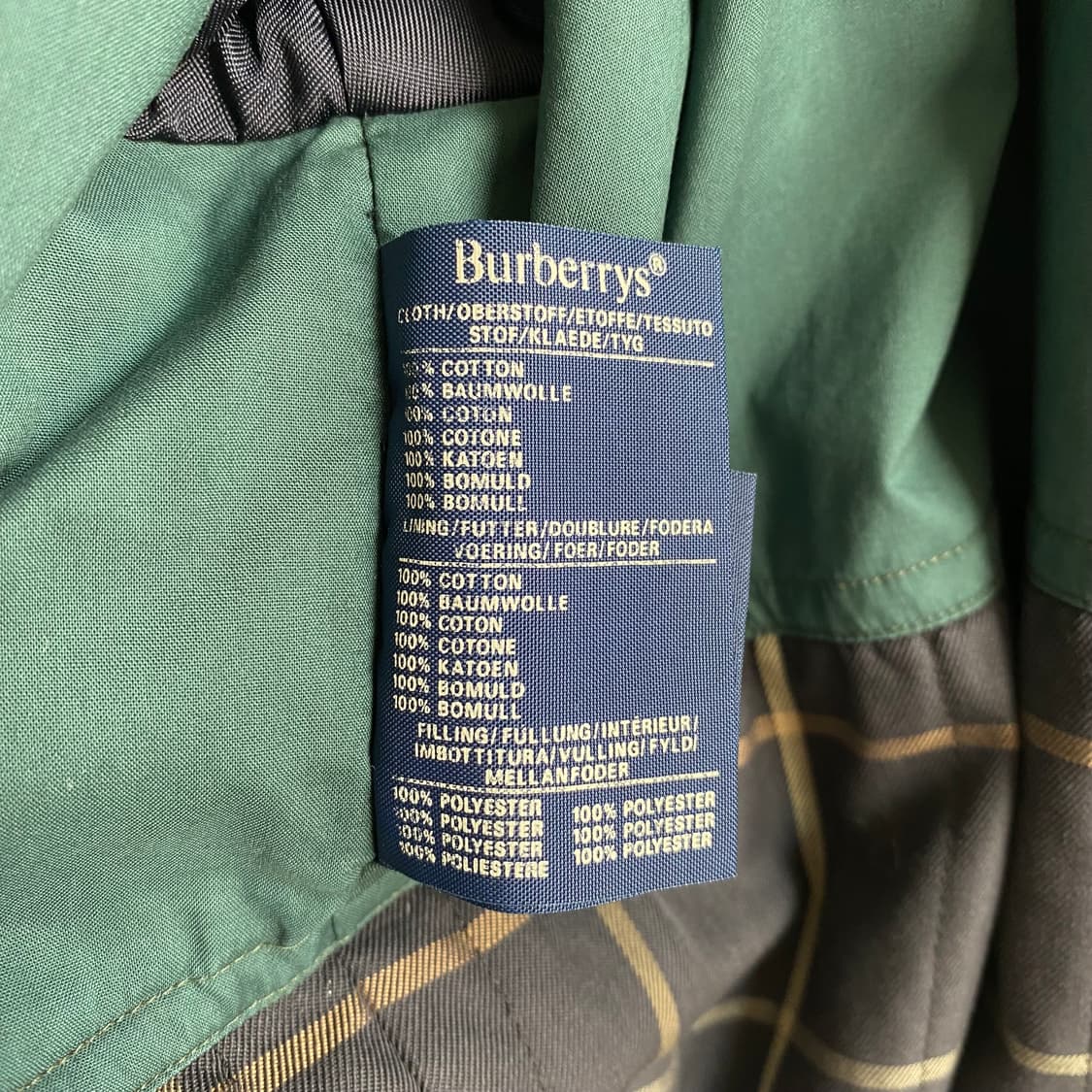 🌊80-90 old burberrys bomber jacket 상품이미지9