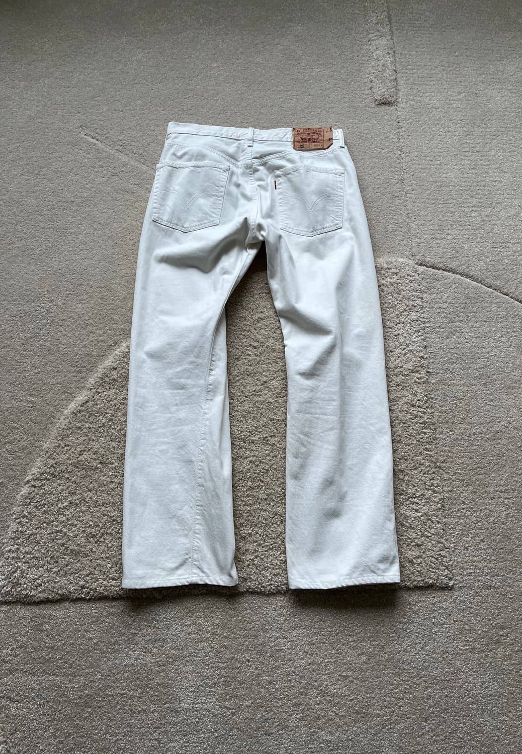 00s 리바이스(Levi’s) 501 화이트 데님 (31-32) 상품이미지6