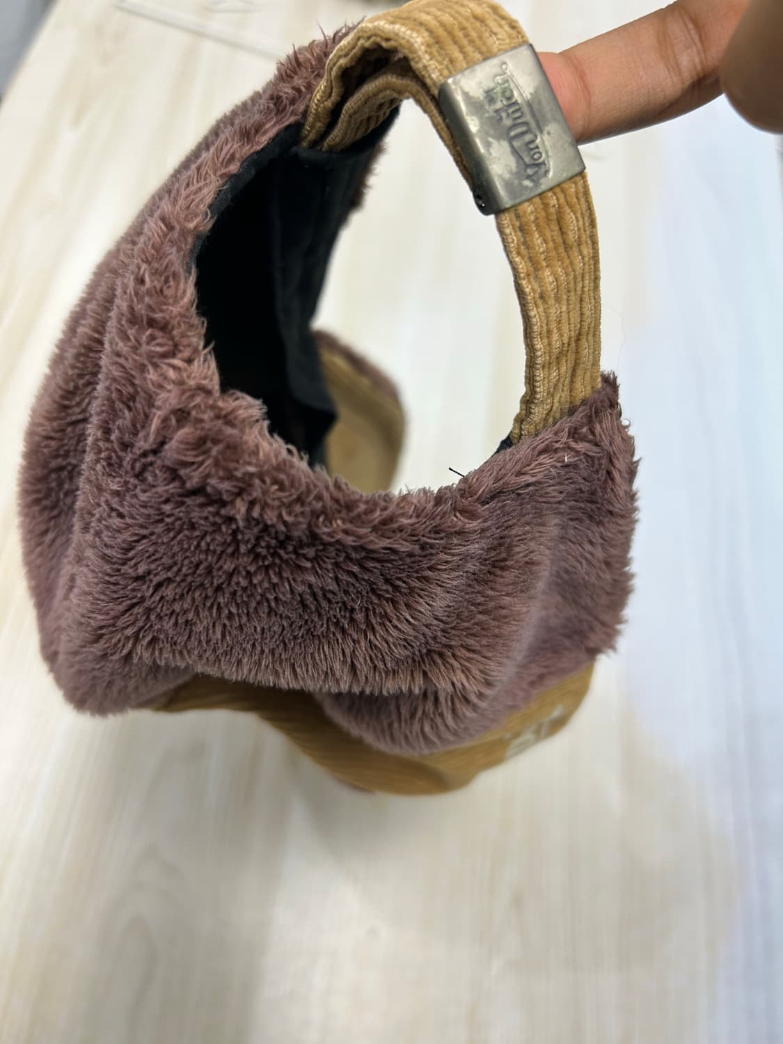 본더치 퍼 코듀로이 볼캡 상품이미지2