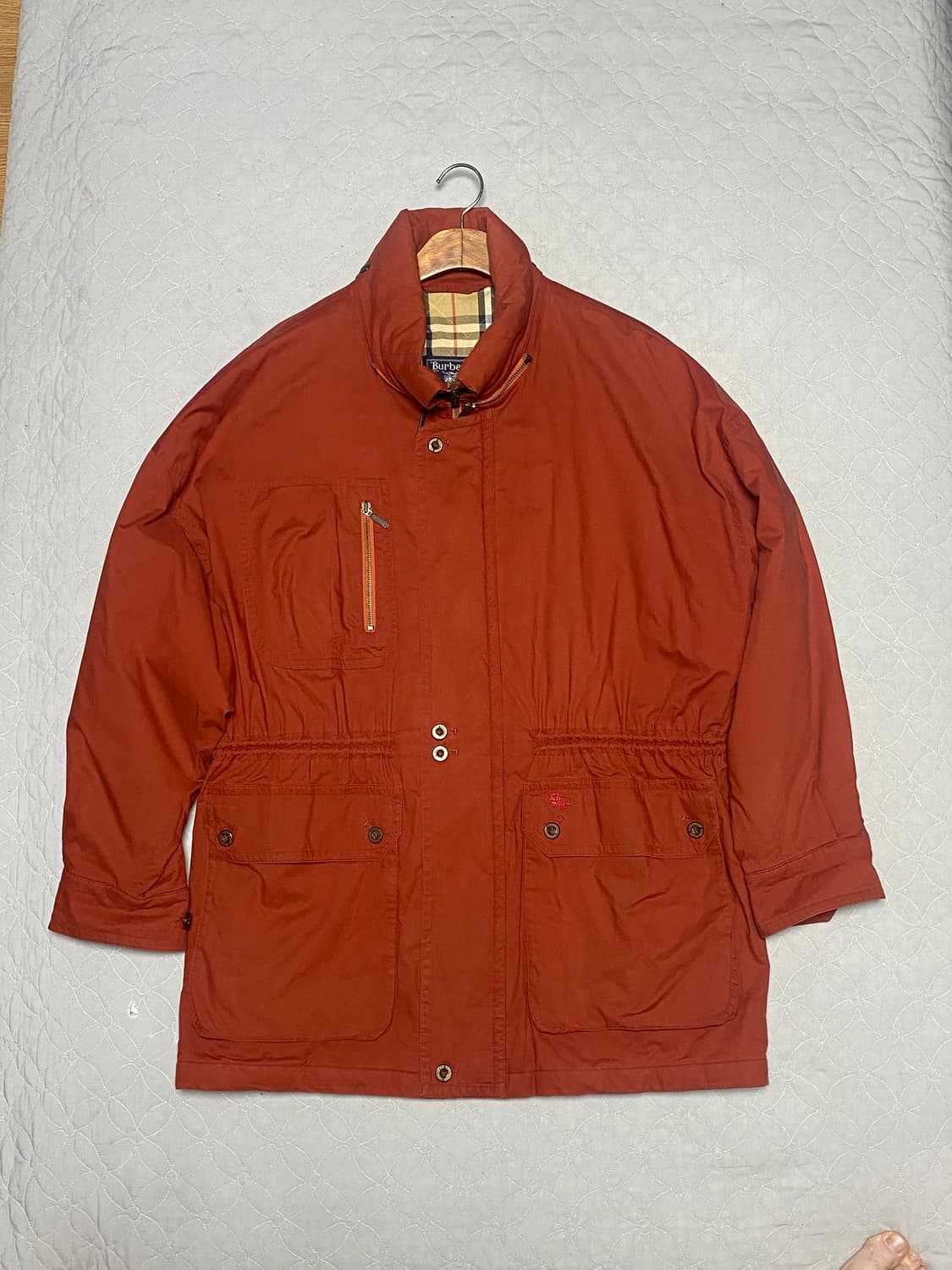 90s 버버리 사파리 야상 점퍼 상품이미지1