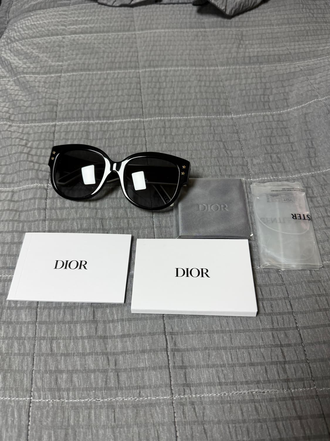 디올 DiorPacific B2F 블랙 선글라스 상품이미지8