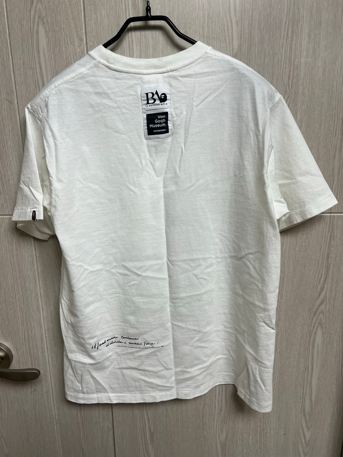 베이프 반고흐 콜라보 반팔티셔츠 상품이미지2