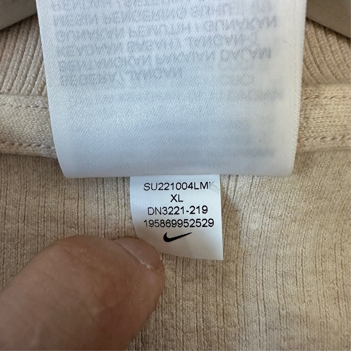 [여성XL] 자크뮈스 X 나이키 롱 슬리브 립드 폴로 상품이미지6