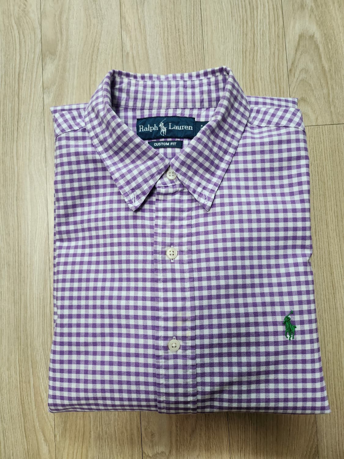 폴로랄프로렌 깅엄체크셔츠 (L 상품이미지3