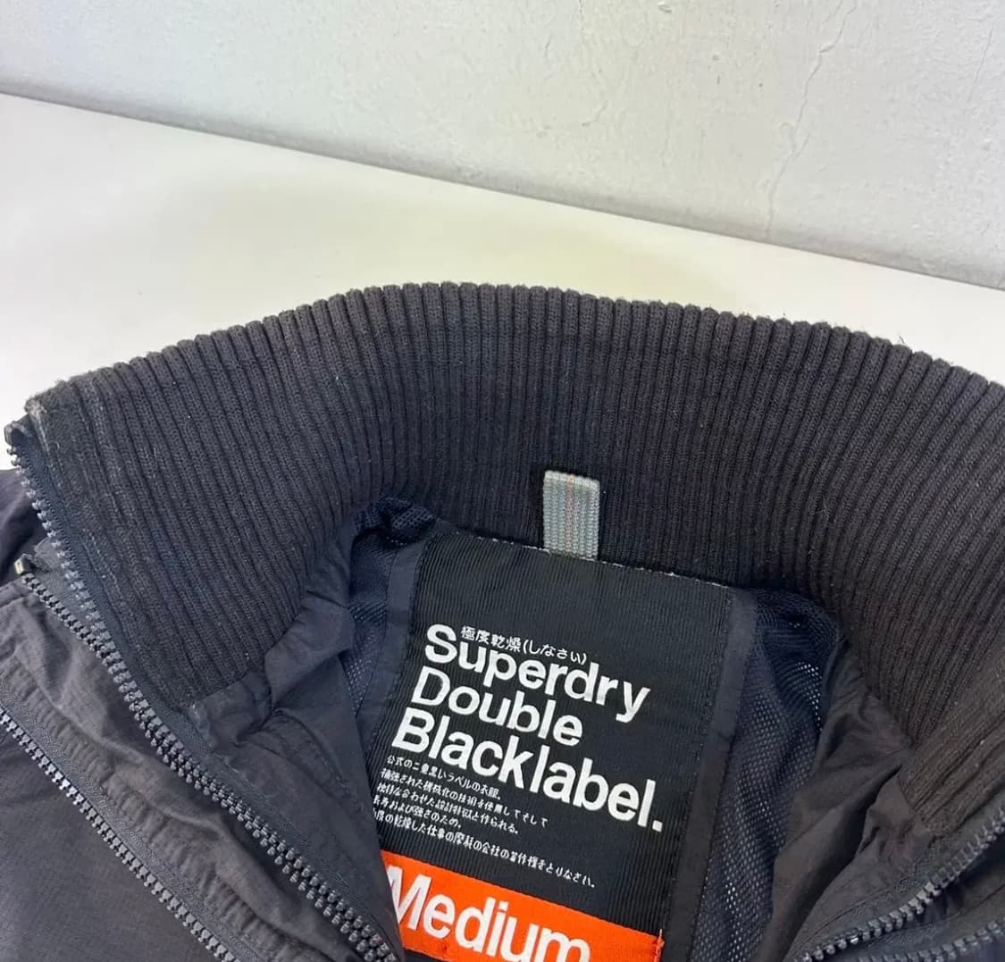 슈퍼드라이 블랙 멀티자크 나일론 바막자켓 상품이미지3