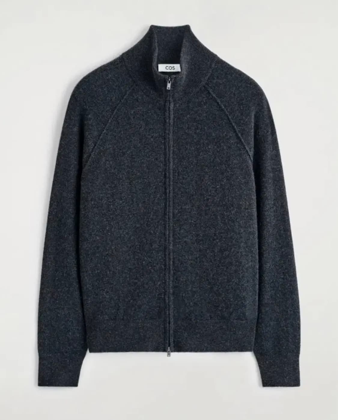 삽니다) cos 코스 퍼널넥 캐시미어 집업 가디건 l - xl 상품이미지1