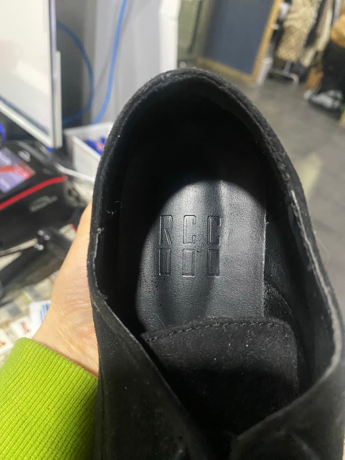 REC DOL 레크돌 블랙 스웨이드 로퍼240 상품이미지5