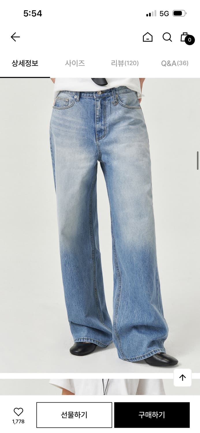 로브로브 데님팬츠 Msize Light Blue 상품이미지1