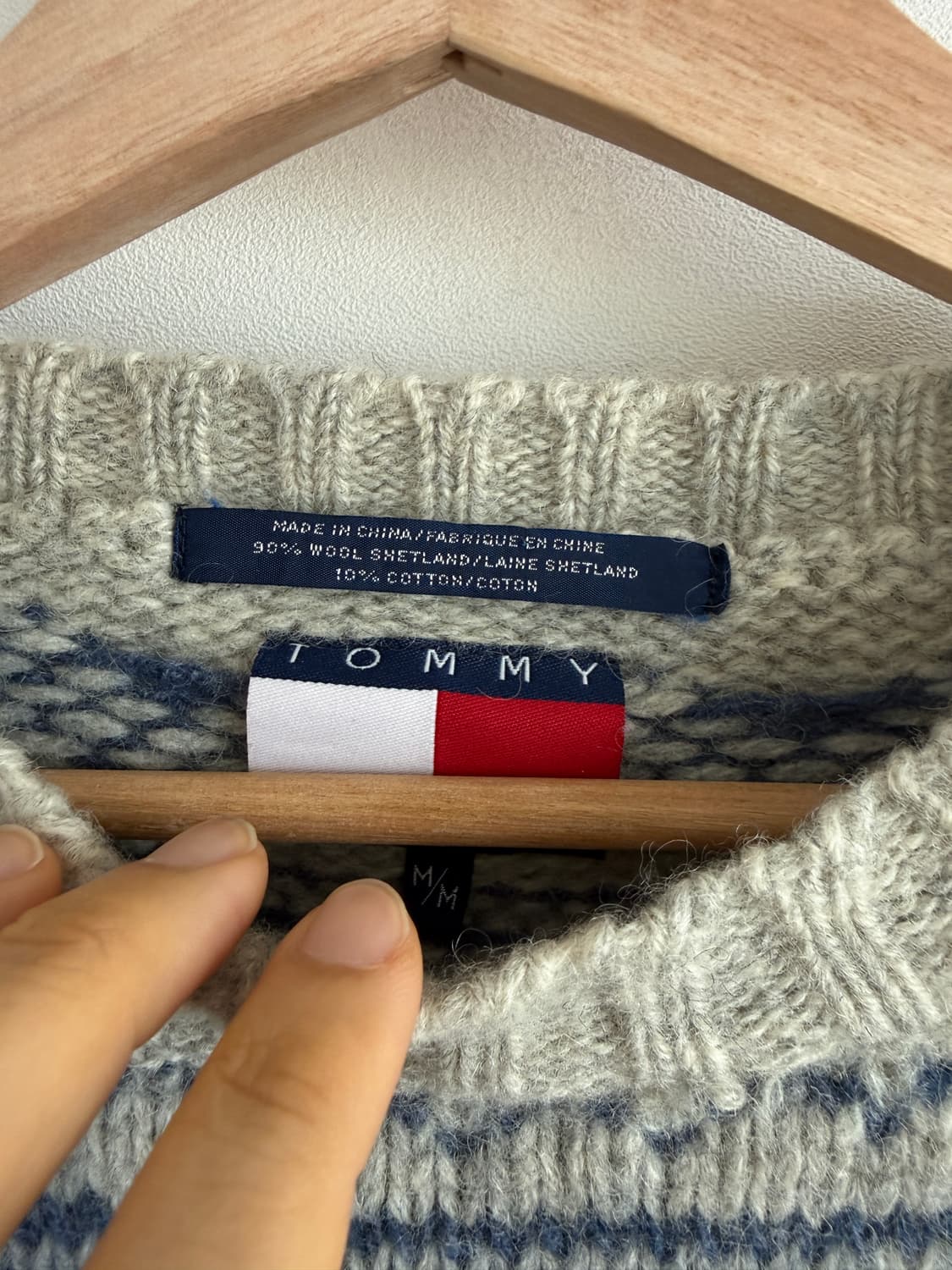 올드 타미힐피거(TOMMY HILFIGER) 울 니트 상품이미지5