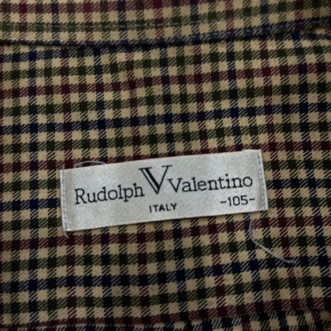 105 루돌프 발렌티노 체크셔츠 상품이미지4