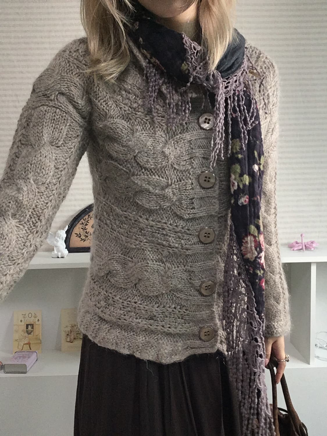 made in italy handmade cocoa beige knit  상품이미지4