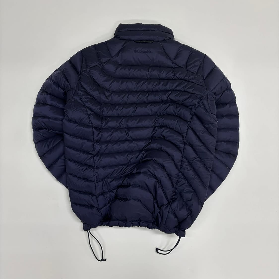 Columbia 컬럼비아 네이비 구스다운 자켓 걸즈 경량 패딩(M) 상품이미지3