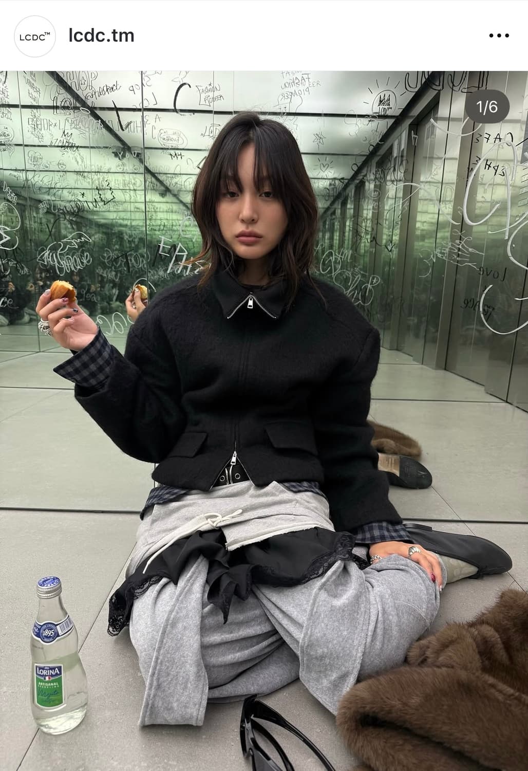 LCDC BOUCLE JACKET (BLACK) 상품이미지4