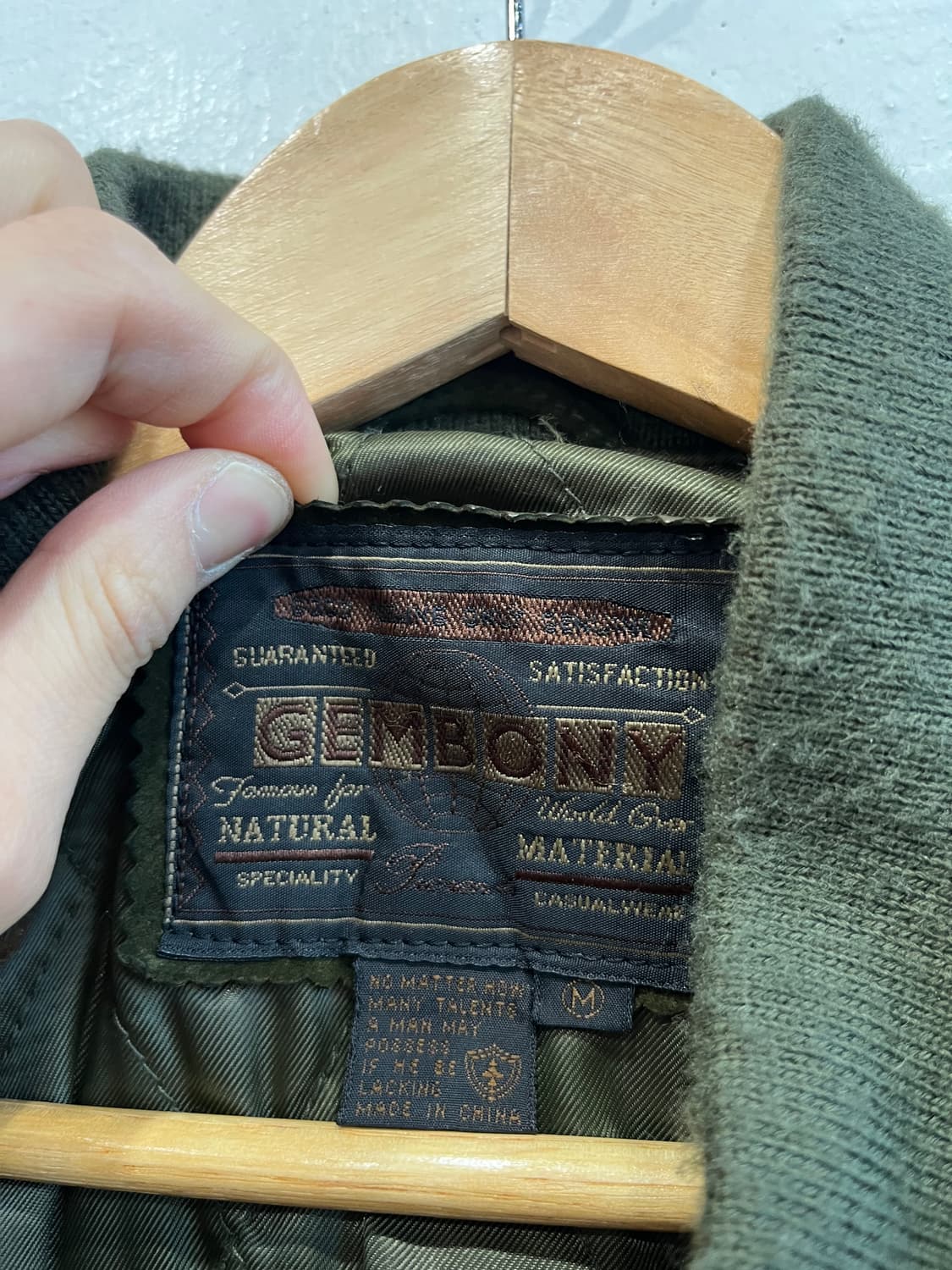 GEMBONY 돈피 스웨이드 봄버 자켓 상품이미지3