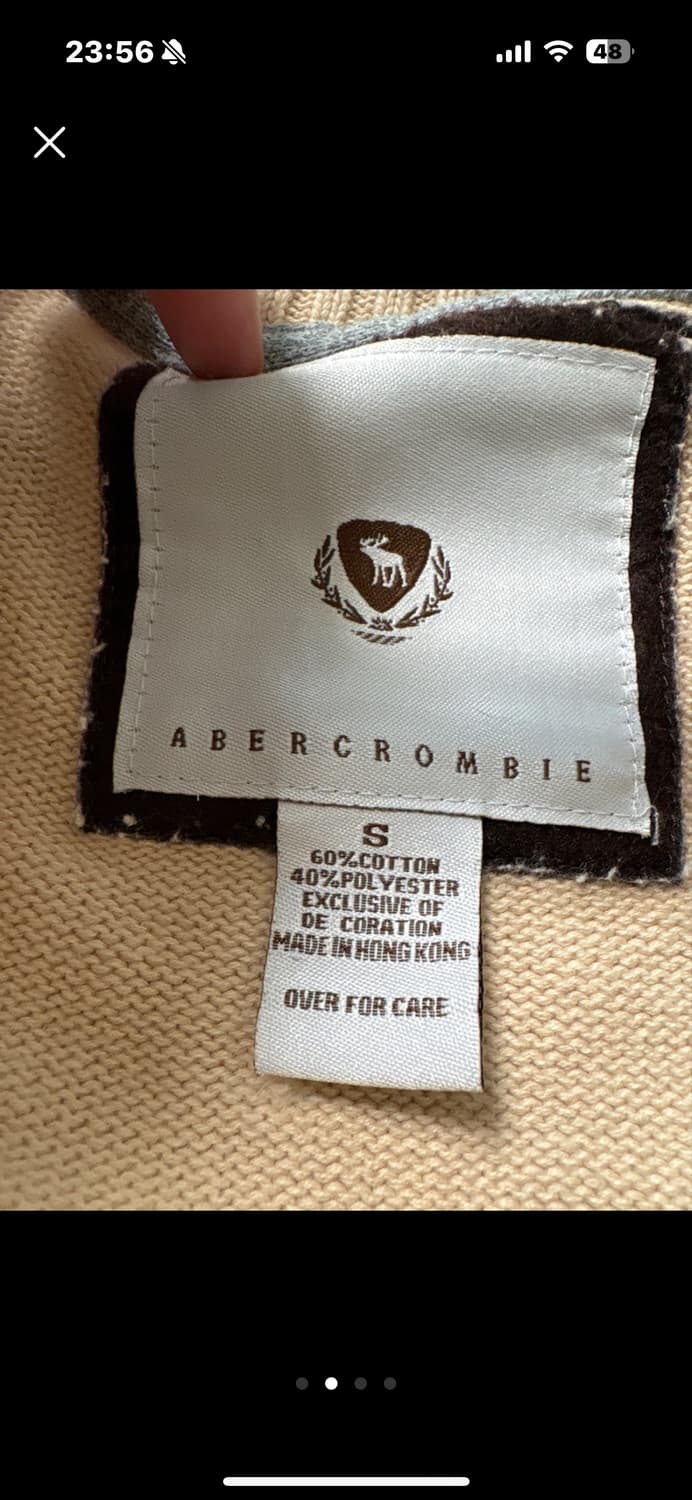 아베크롬비 니트 집업s 상품이미지2