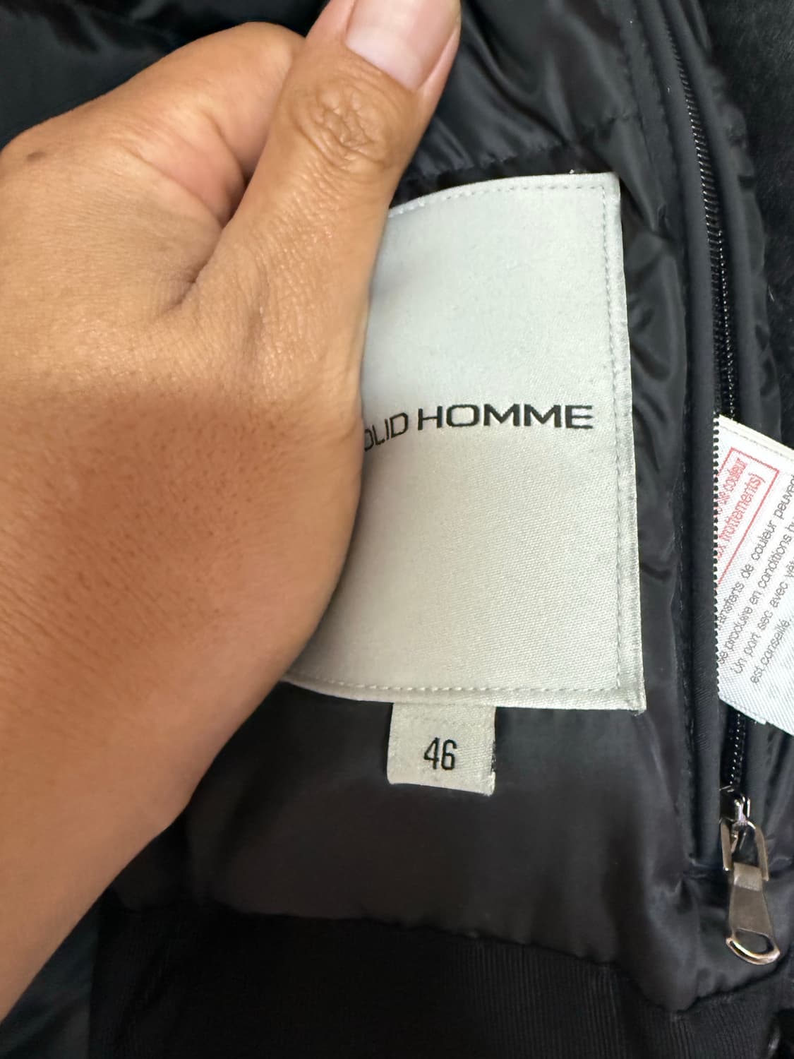 솔리드옴므 폭스퍼 패딩 95 사이즈 상품이미지5