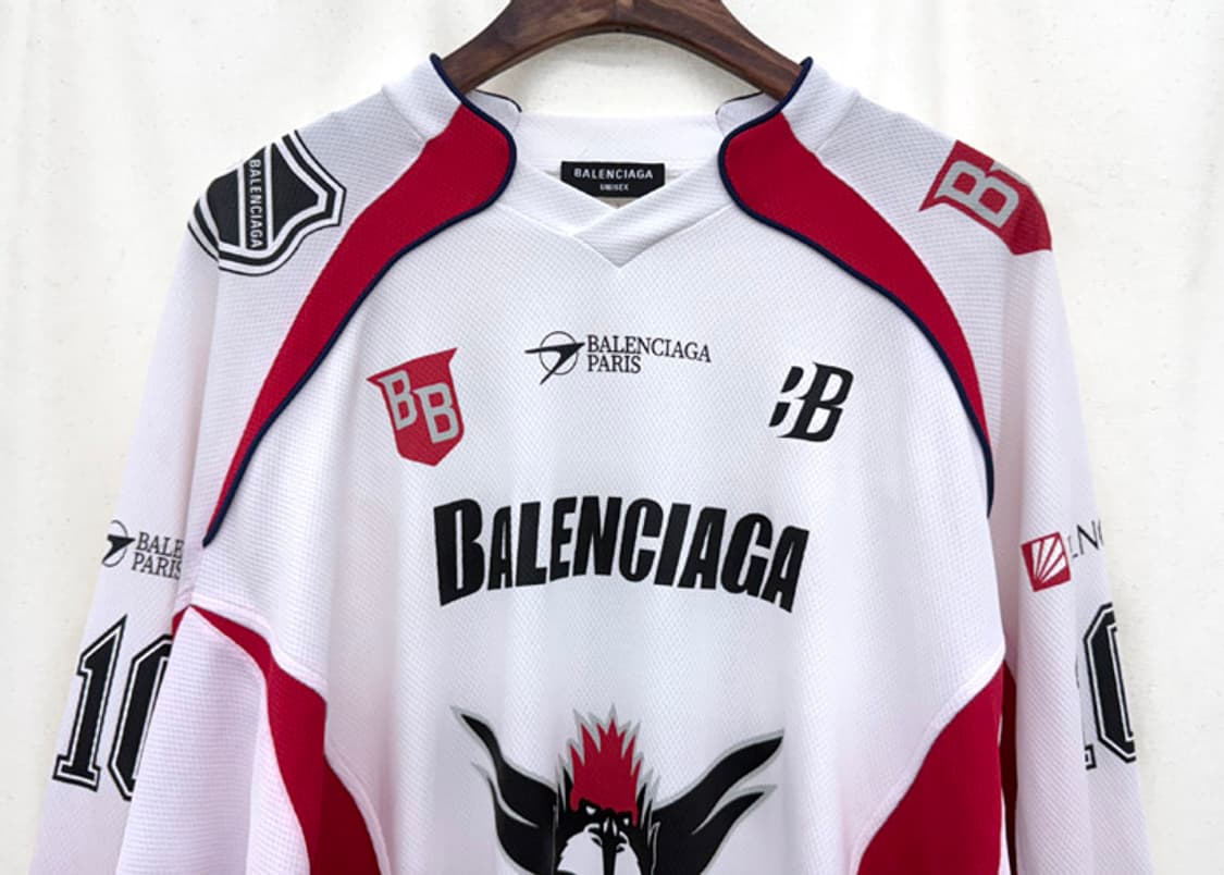 발렌시아가 하키 로고 프린팅 저지 상품이미지2