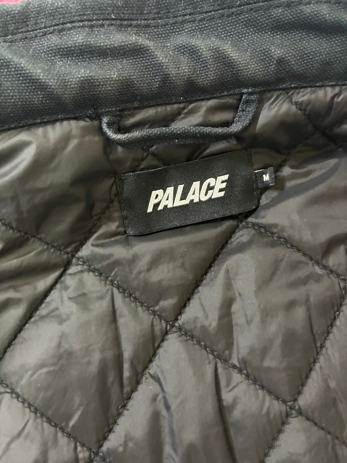 [M]팔라스 PALACE 플로랄 캔버스 봄버 자켓 블랙 상품이미지5