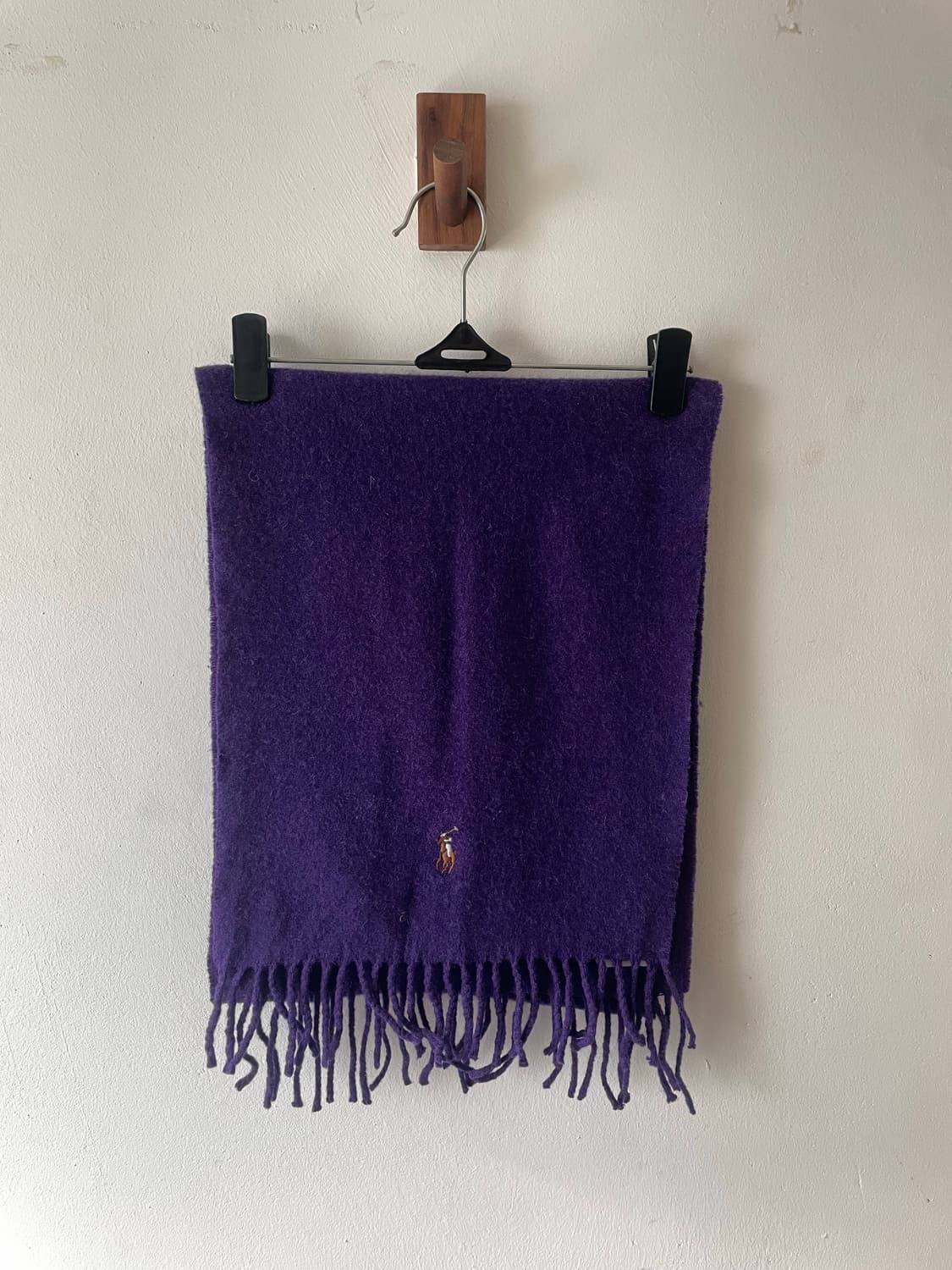 Vintage Polo Pony Wool Scarf 상품이미지2