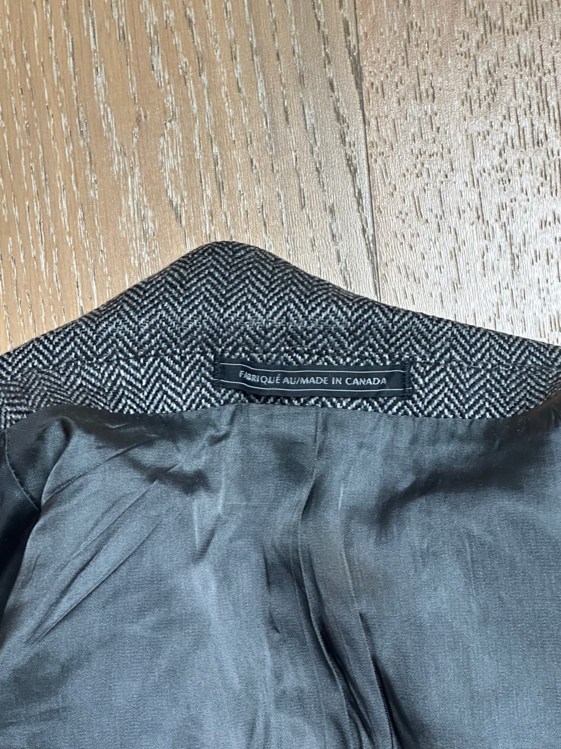 제이프레스 울캐시 헤링본 자켓 43R (캐나다 메이드) 상품이미지7