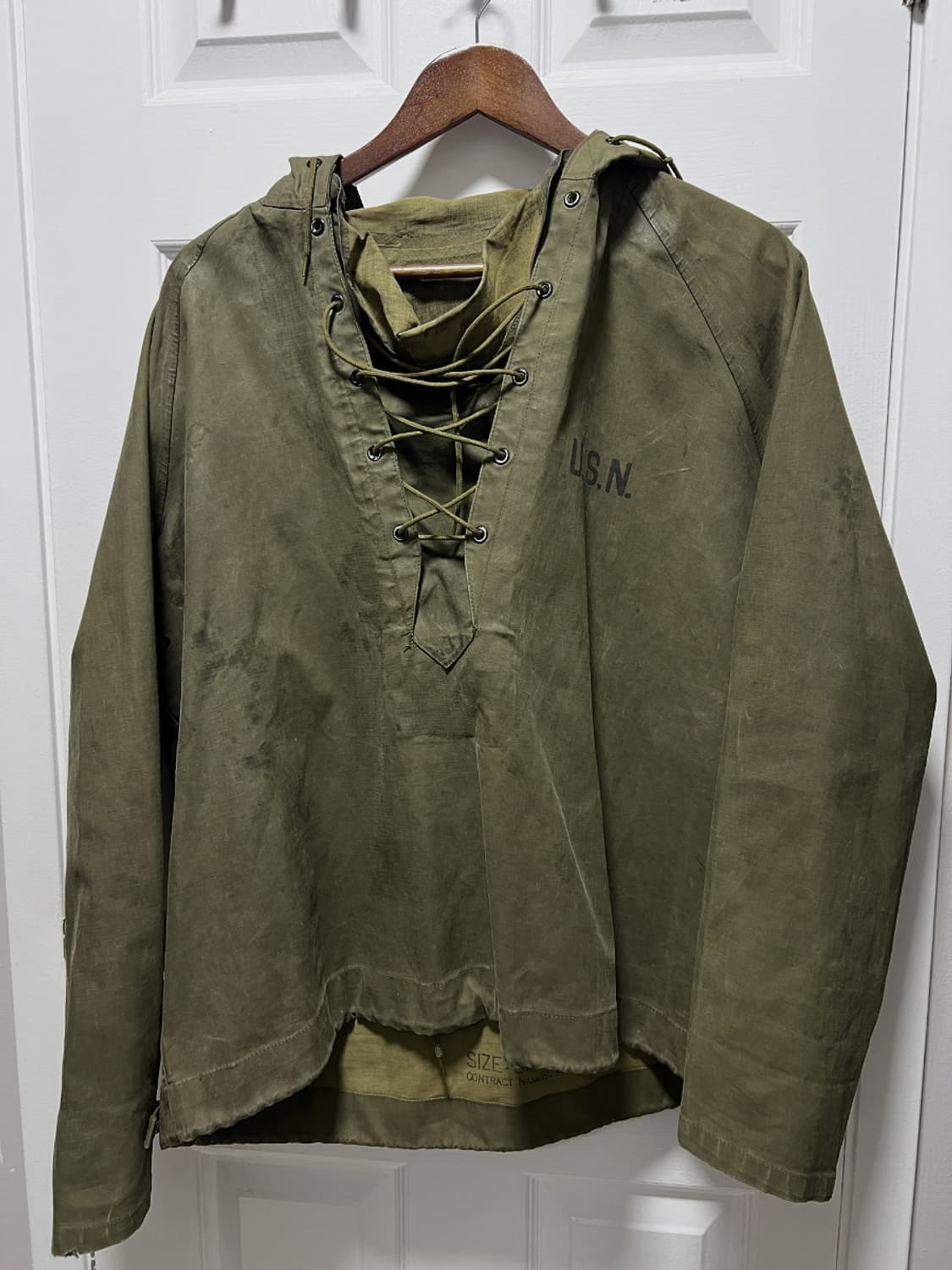 40s ww2 USN 미해군 덱 스모크 아노락 s (100) 상품이미지1