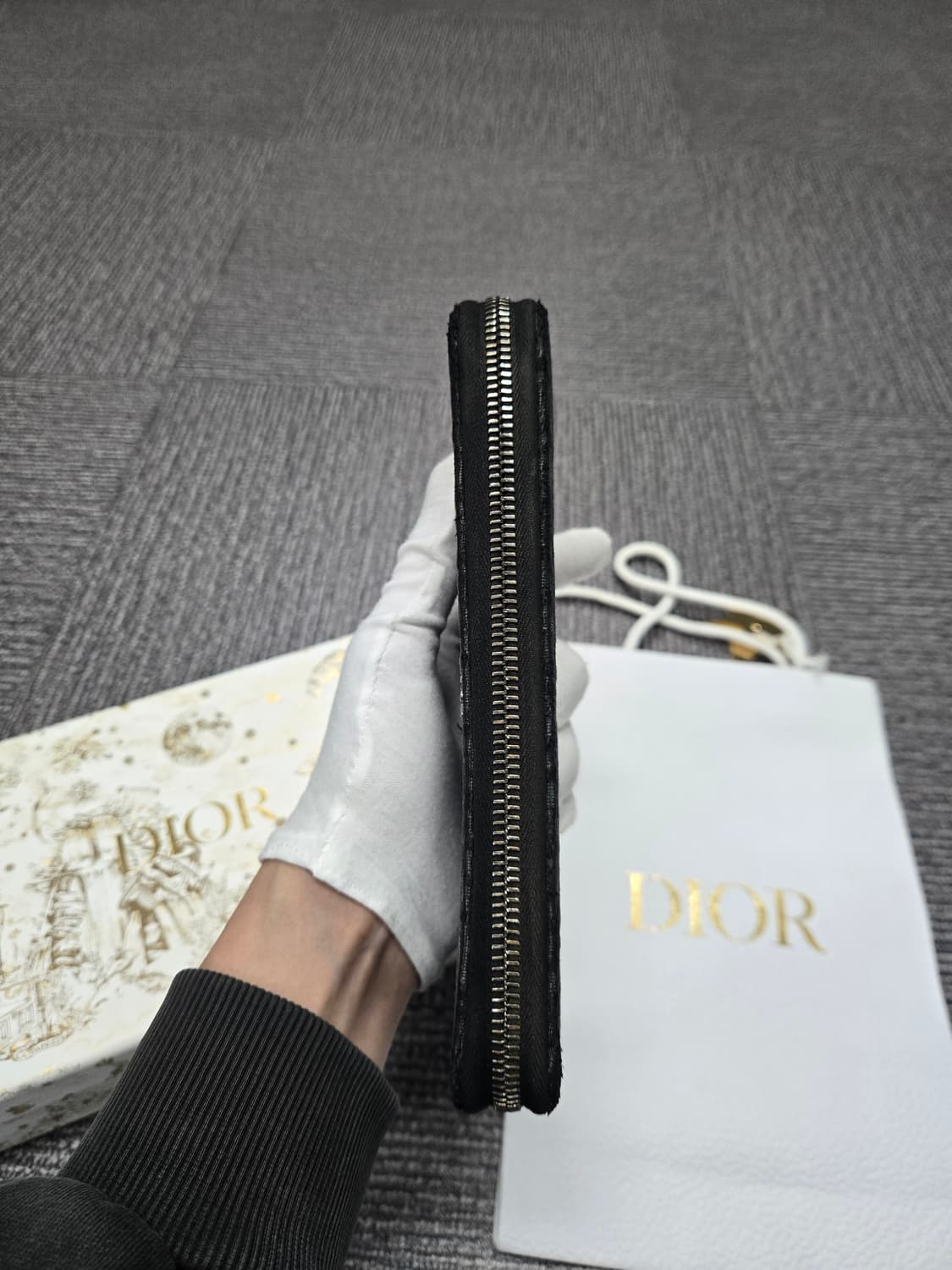 [특가][정품] 디올 오블리크 지퍼돌이 장지갑 상품이미지5