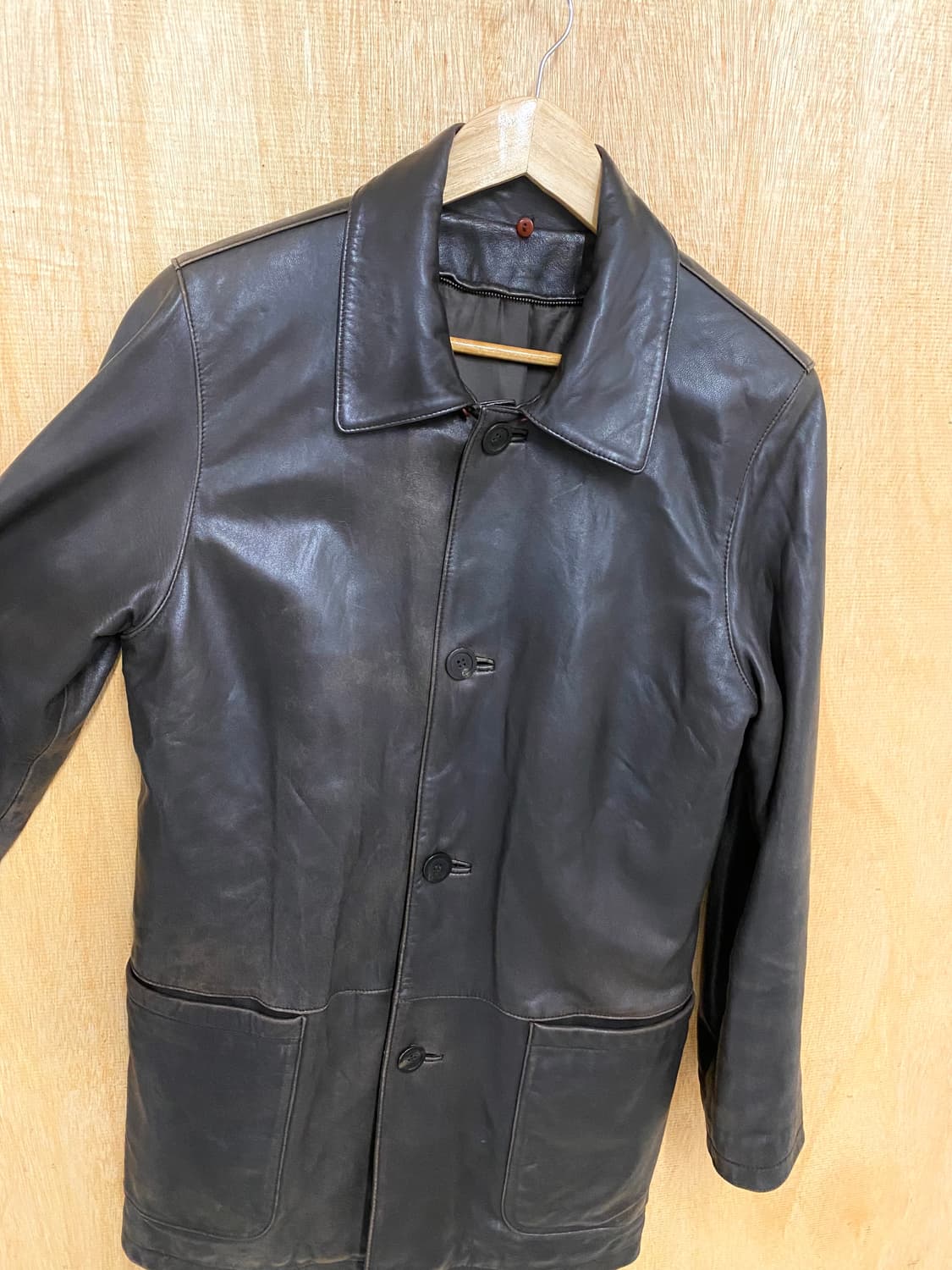 VTG leather coat 빈티지 레더 코트 상품이미지3