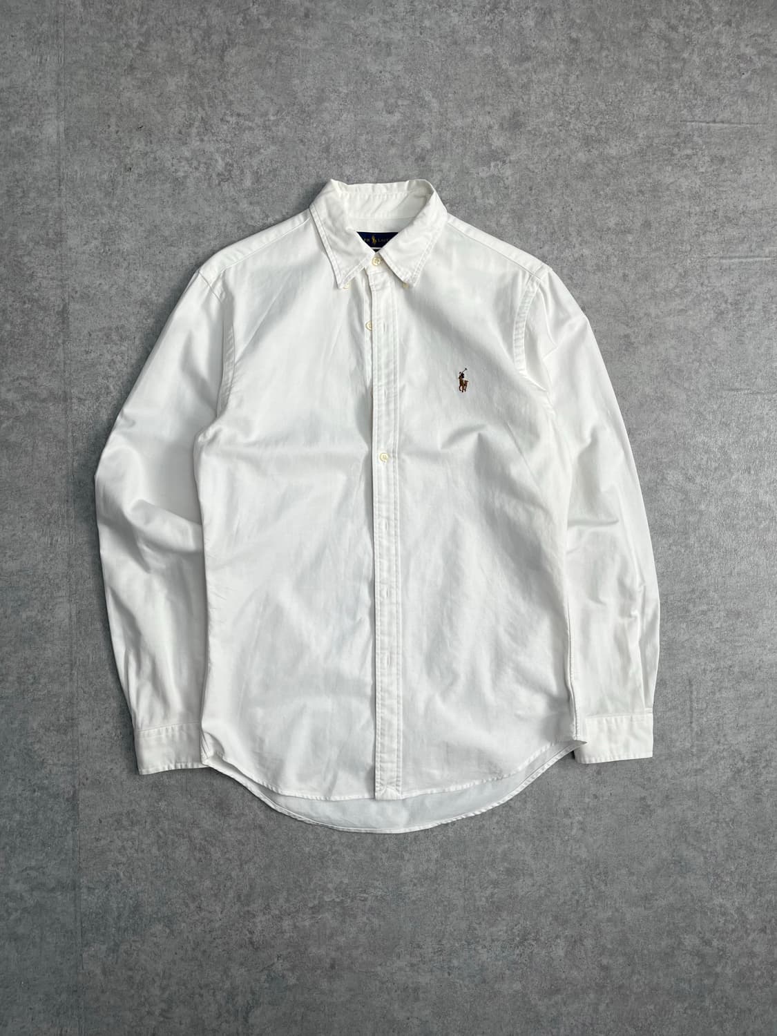 M) 폴로랄프로렌 슬림 핏 화이트 셔츠 상품이미지1