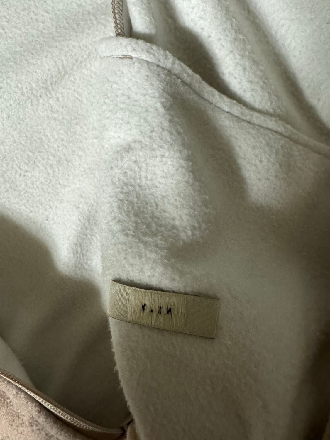 (3) 엑슬림 xlim ep4 01 fleece jacket ivory 상품이미지3