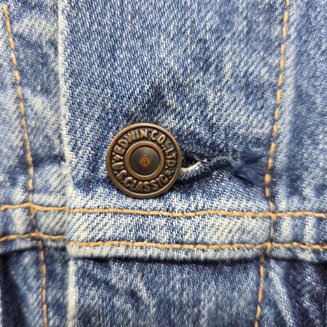 에드윈 데님 자켓 청자켓 남L 상품이미지4