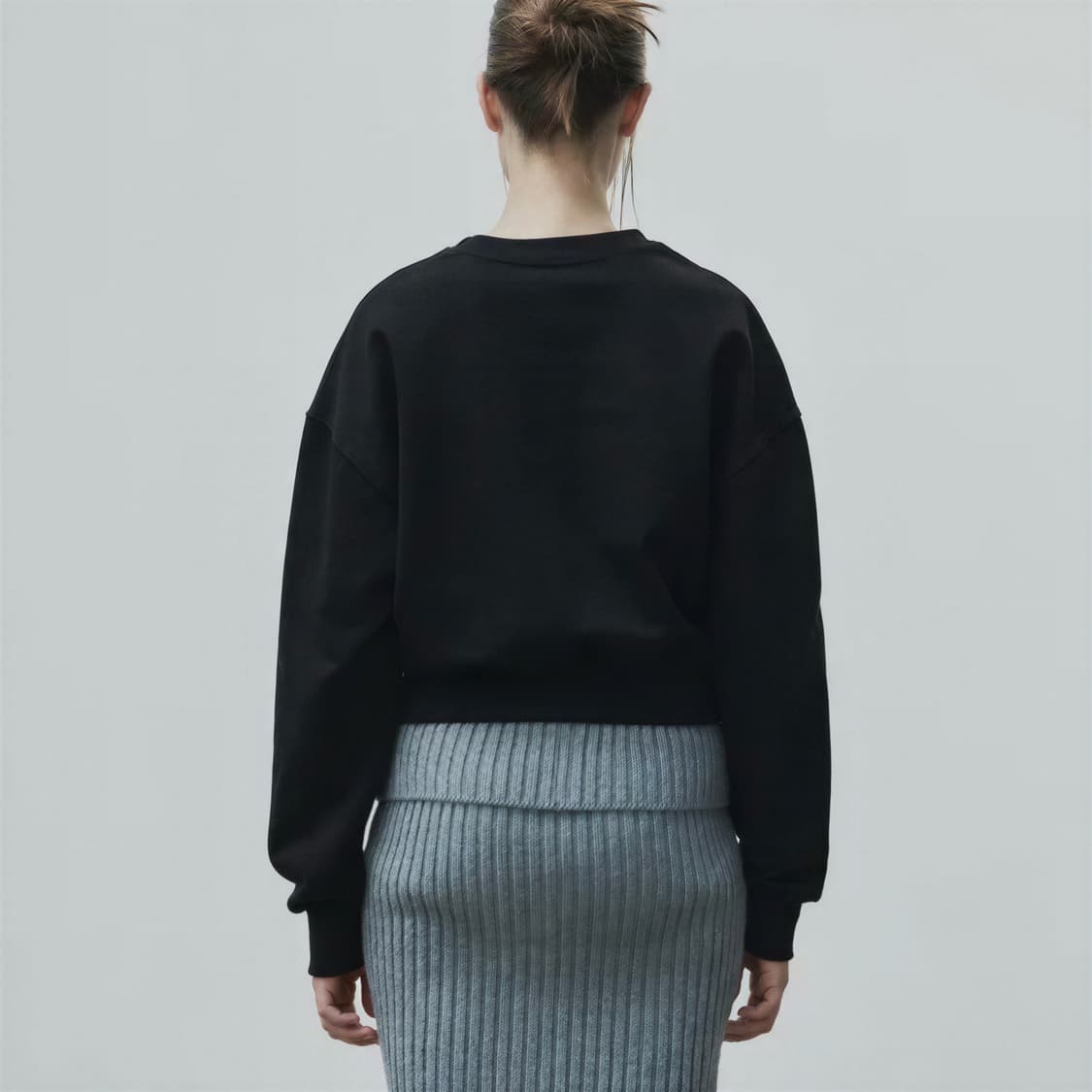 HEIM 헤임 빅 로고 크롭 스웨트셔츠 맨투맨 상품이미지6