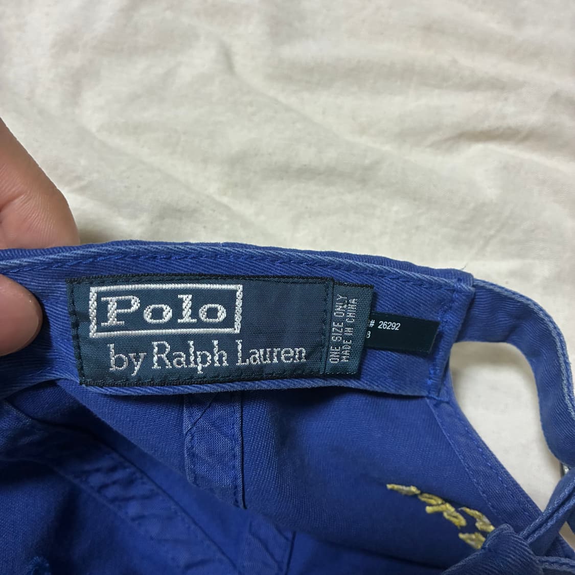 폴로 빅포니 3 볼캡 블루 상품이미지5