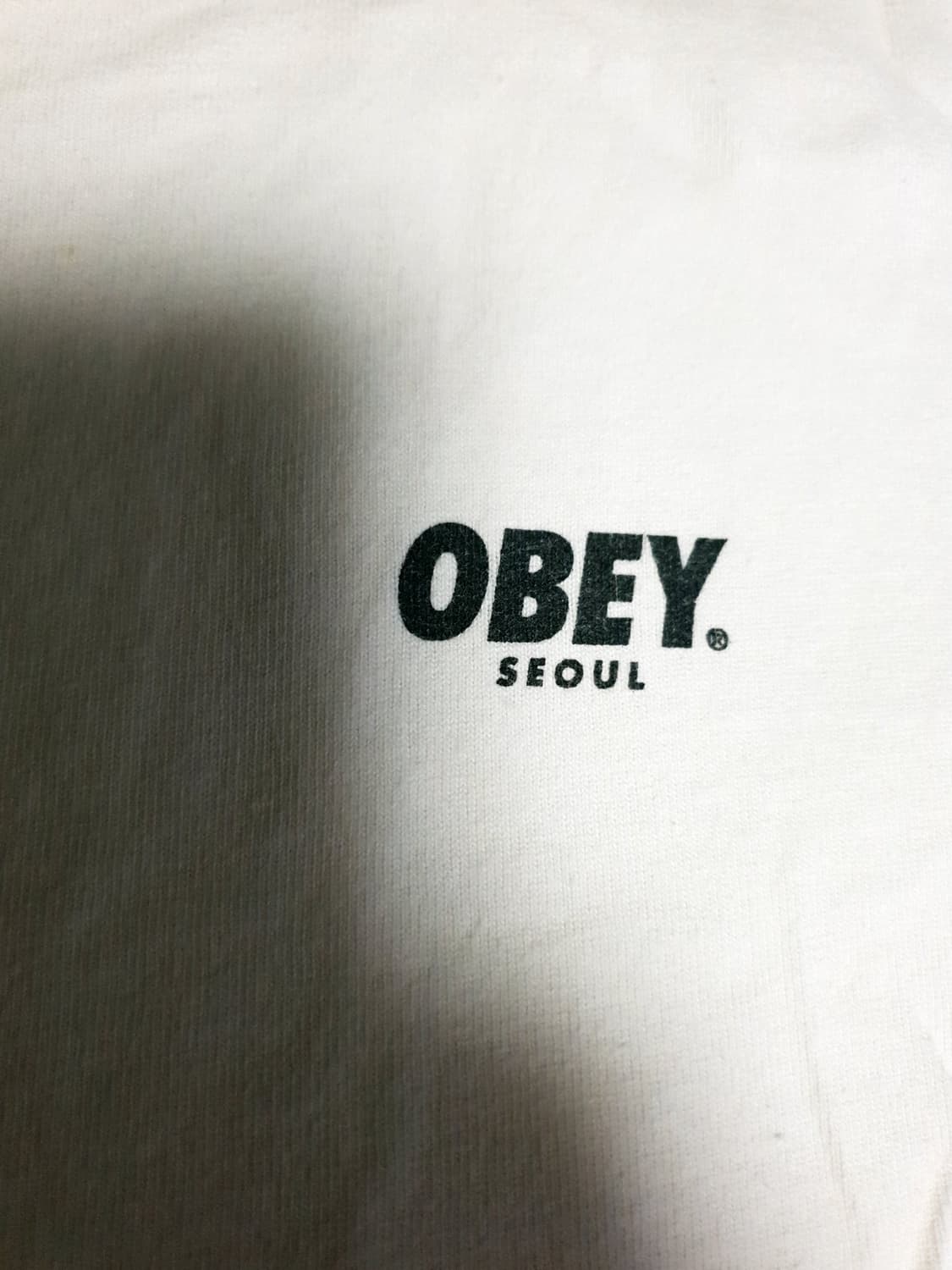 (한정판) 오베이 서울 레터링 프린팅 반팔티 (M) 상품이미지2