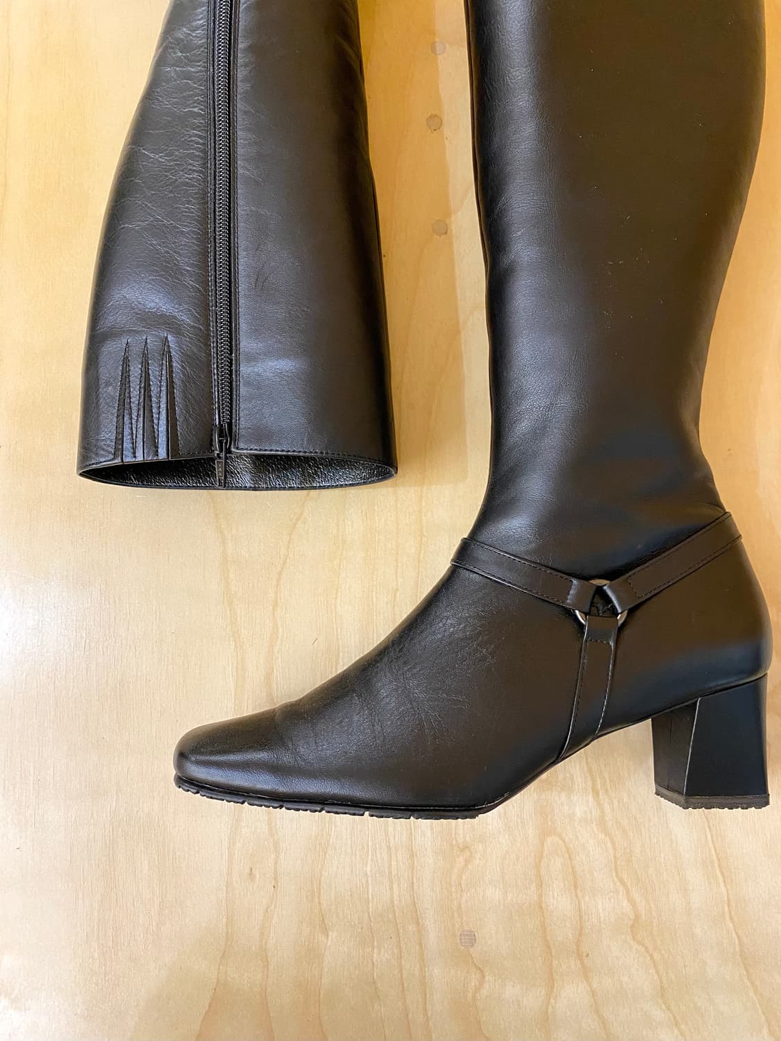 VTG square toe harness boots 스퀘어토 하네스 부츠 상품이미지5