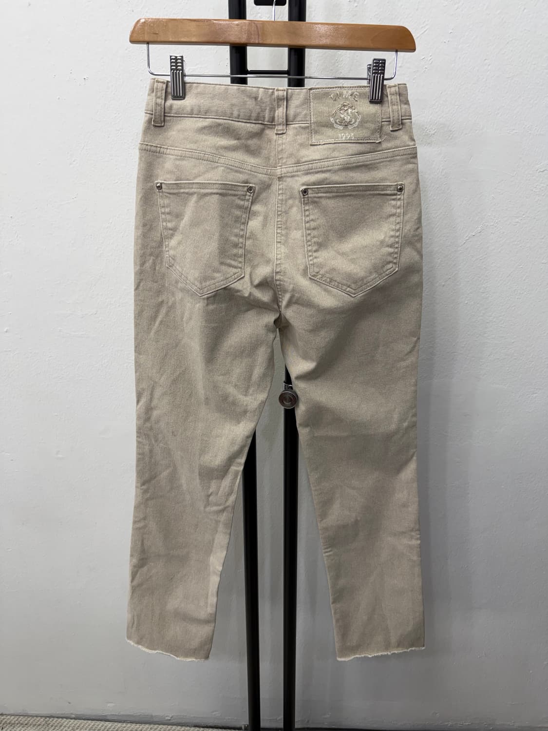 정품)TIME 타임 한섬 21ss 베이지 데님팬츠 64 상품이미지5