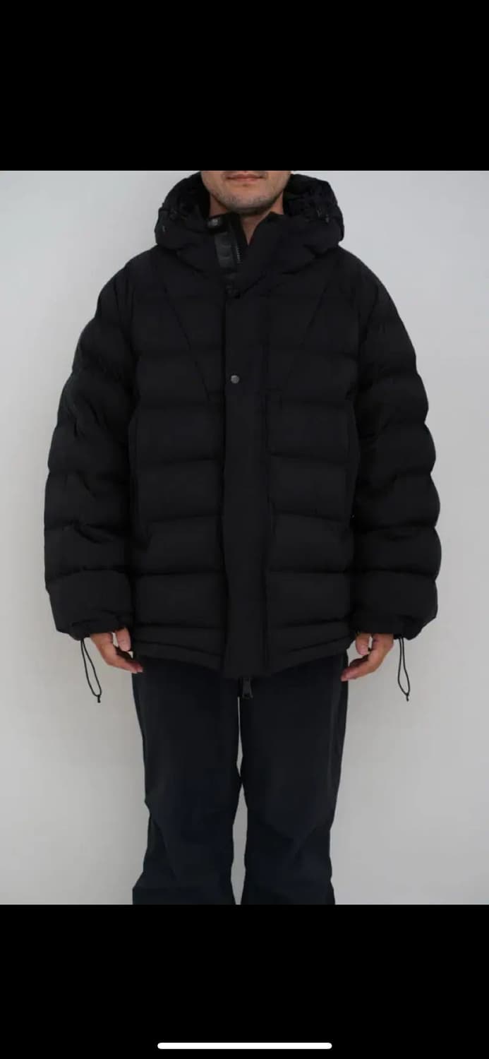 요코사카모토 심리스 다운 패딩 블랙 상품이미지1