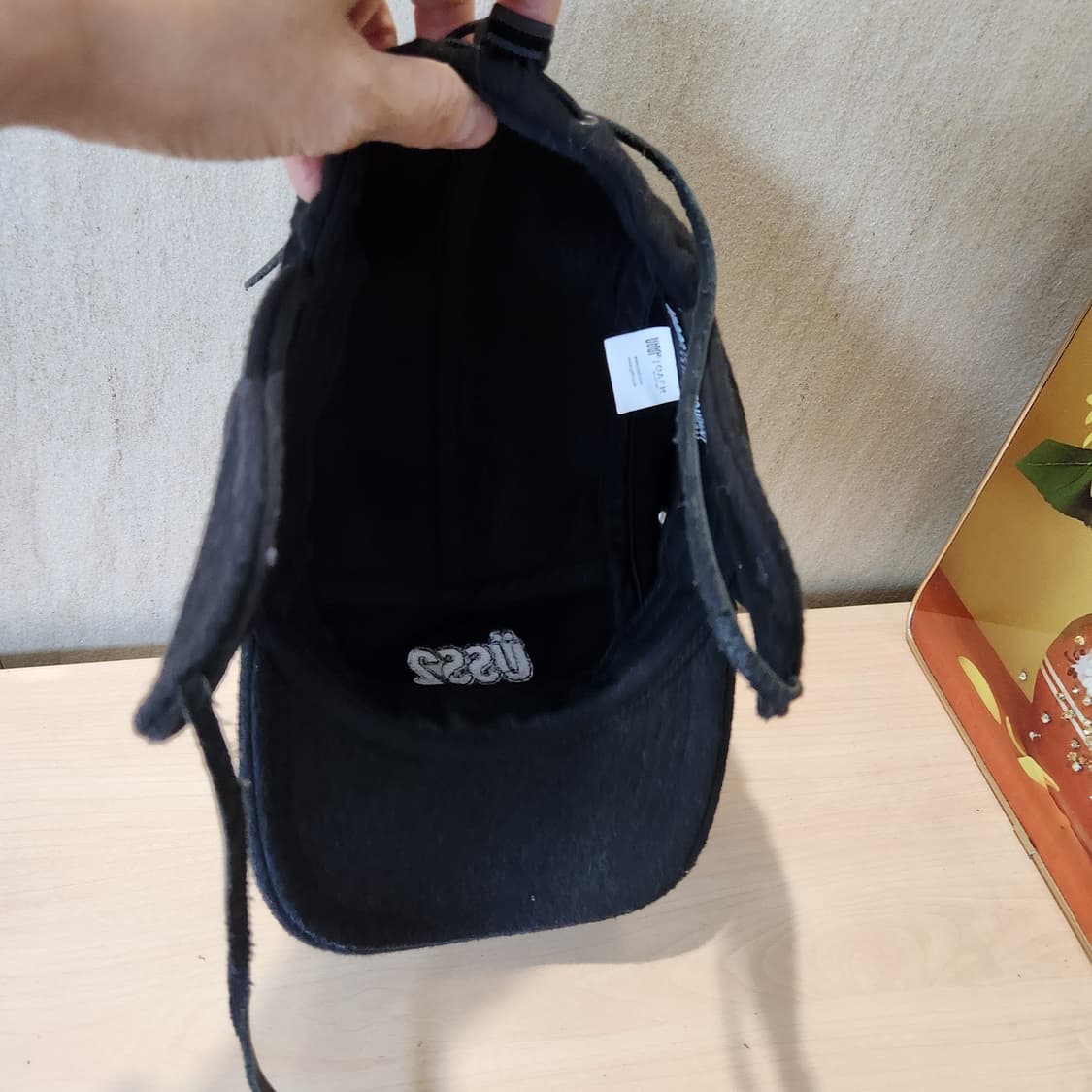 USS2 귀달이 울 볼캡 🖤 미니멀&스트릿 감성 겨울모자 상품이미지6