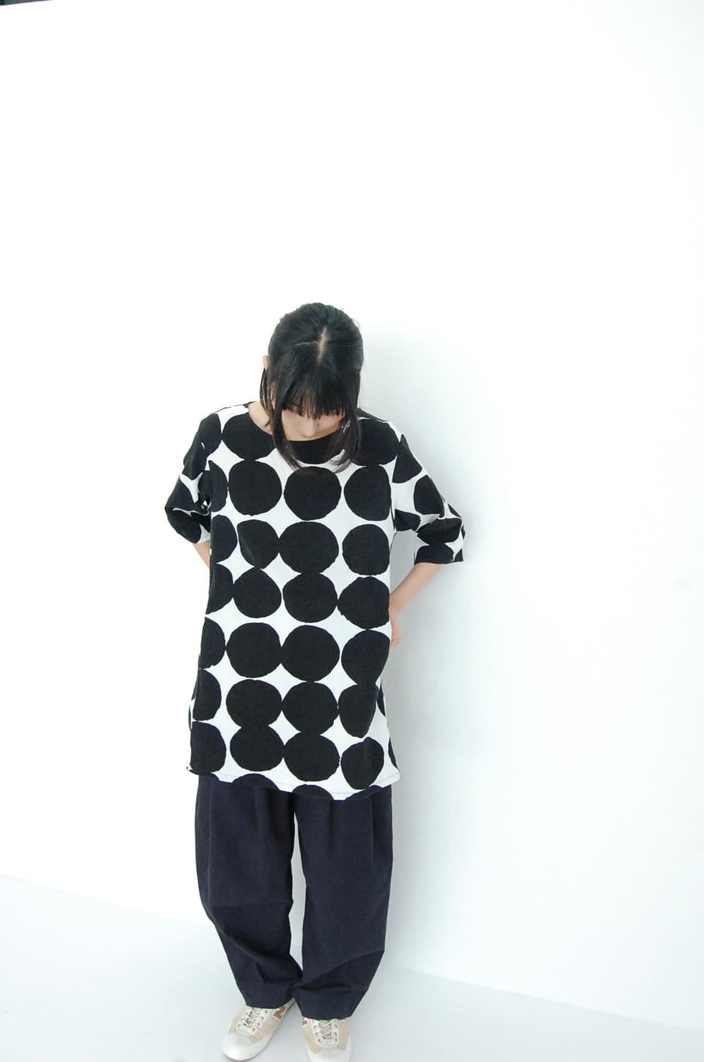 Sousou polka cotton top 상품이미지4