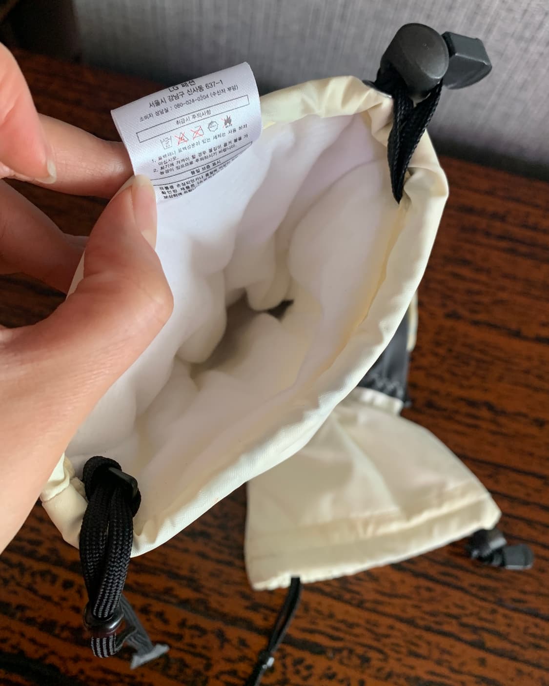 [미착용] 라푸마 Lafuma 방한 장갑 스키 장갑 아이보리 보드 캠핑 상품이미지5